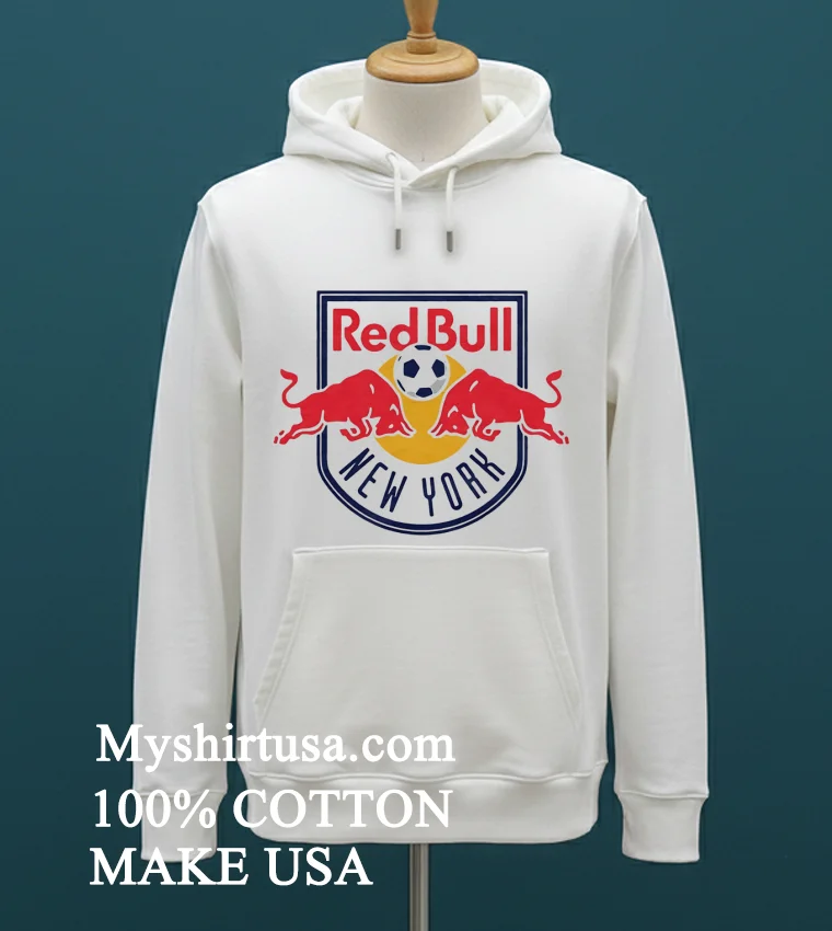 Red Bull New York Logo 2026 Shirt - white-t-shirt Red Bull New York Logo 2026 Shirt White T Shirt