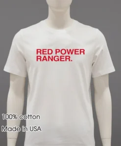 Red Power Ranger Shirt