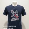 Red White Atlanta Falcons Eagle Bird Clutching American Football Shirt Navy Shirt 1