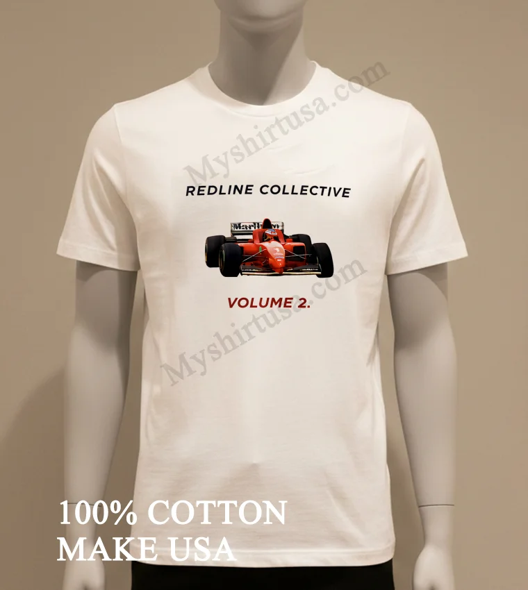 Redline Collective Volume 2 Red Formula One Racing funny america t-shirts - white-t-shirt Redline Collective Volume 2 Red Formula One Racing Shirt White T Shirt