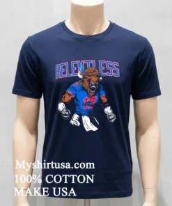 Relentless Buffalo Bills Josh Allen Bill Mascot 17 Shirt