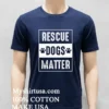 Rescue Dogs Matter Retro Shirt Navy Shirt