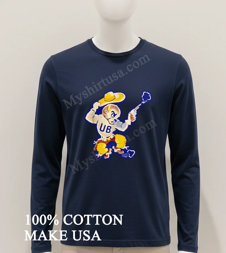 Restored Buffalo Bulls Design Circa 1950s University Of Buffalo Shirt Hoodie Shirt