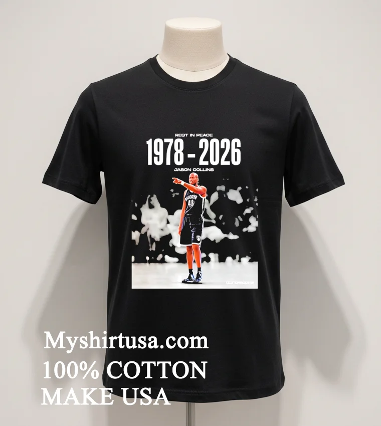 Rip Jason Collins 1978 2026 Shirt Balck Shirt 1