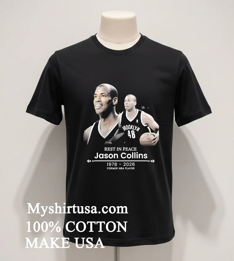 Rip Jason Collins Nba Player Passed Away 1978 2026 Shirt Balck Shirt 1