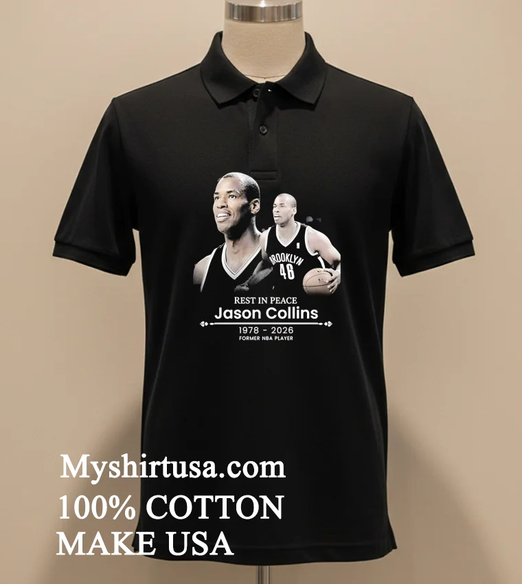 Rip Jason Collins Nba Player Passed Away 1978 2026 funny america t-shirts - balck-shirt Rip Jason Collins Nba Player Passed Away 1978 2026 Shirt Balck Shirt 2