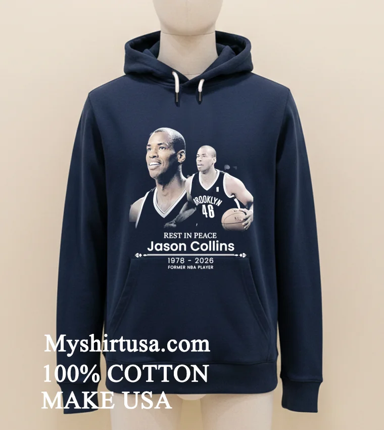 Rip Jason Collins Nba Player Passed Away 1978 2026 Shirt Navy Shirt
