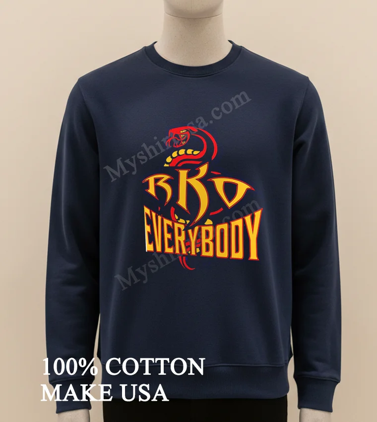 Rko Everybody Randy Orton Viper Snake Wrestling Logo Shirt Long Sleve Shirt