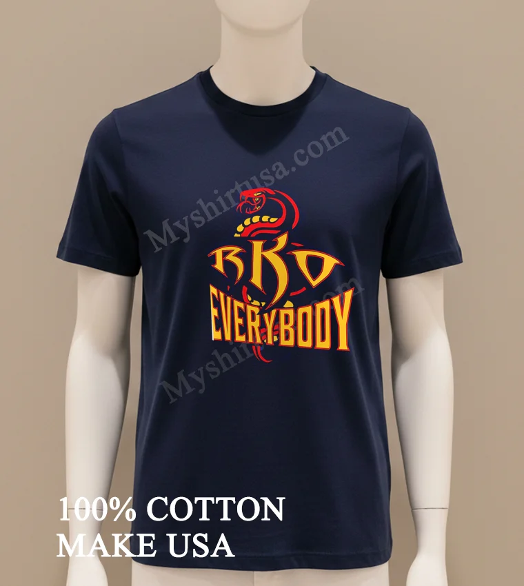 Rko Everybody Randy Orton Viper Snake Wrestling Logo funny america t-shirts - navy-shirt Rko Everybody Randy Orton Viper Snake Wrestling Logo Shirt Navy Shirt