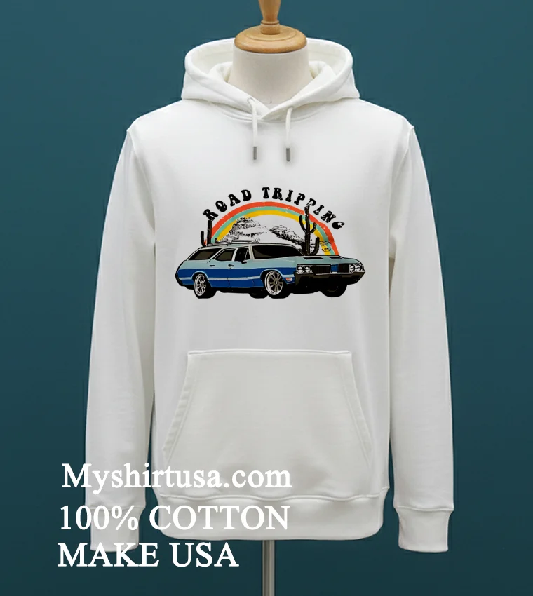 Road Tripping Oldsmobile Vista Cruiser Vintage Shirt White T Shirt