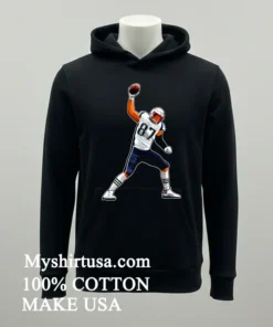 Rob Gronk 87 Angry Touchdown Football Shirt