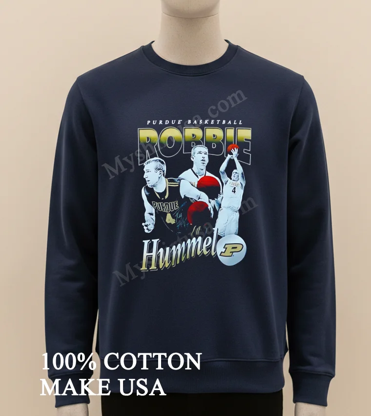 Robbie Hummel Purdue Basketball College Sports Fan Graphic funny america t-shirts - long sleve shirt Robbie Hummel Purdue Basketball College Sports Fan Graphic Shirt Long Sleve Shirt