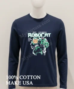 Robocat Jason Robertson Murphy Dallas Hockey Parody funny america t-shirts