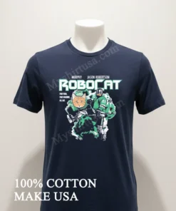 Robocat Jason Robertson Murphy Dallas Hockey Parody funny america t-shirts