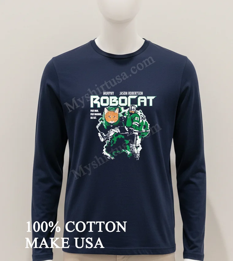 Robocat Murphy Jason Robertson Past Man Past Machine All Cat Shirt Hoodie Shirt 1