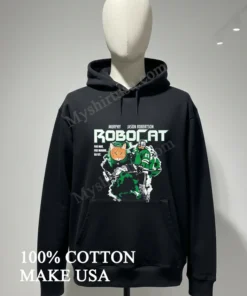 Robocat Murphy Jason Robertson Past Man Past Machine All Cat funny america t-shirts