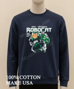 Robocat Murphy Jason Robertson Past Man Past Machine All Cat funny america t-shirts