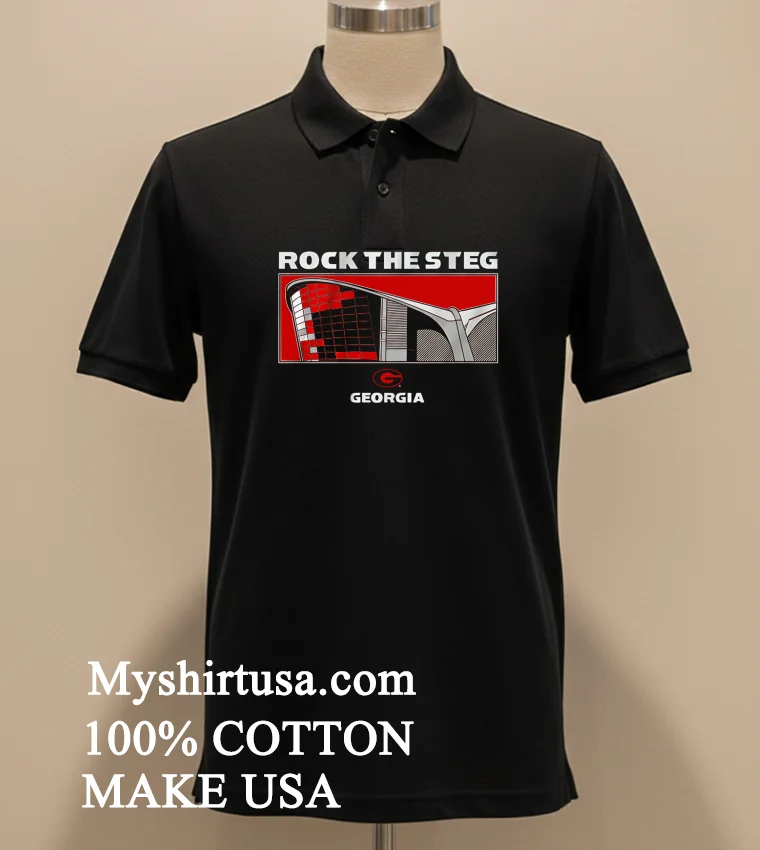 Rock The Steg Georgia Bulldogs Shirt - balck-shirt Rock The Steg Georgia Bulldogs Shirt Balck Shirt