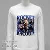 Rocket Racoon Guardians Of The Galaxy Graphic Shirt White T Shirt