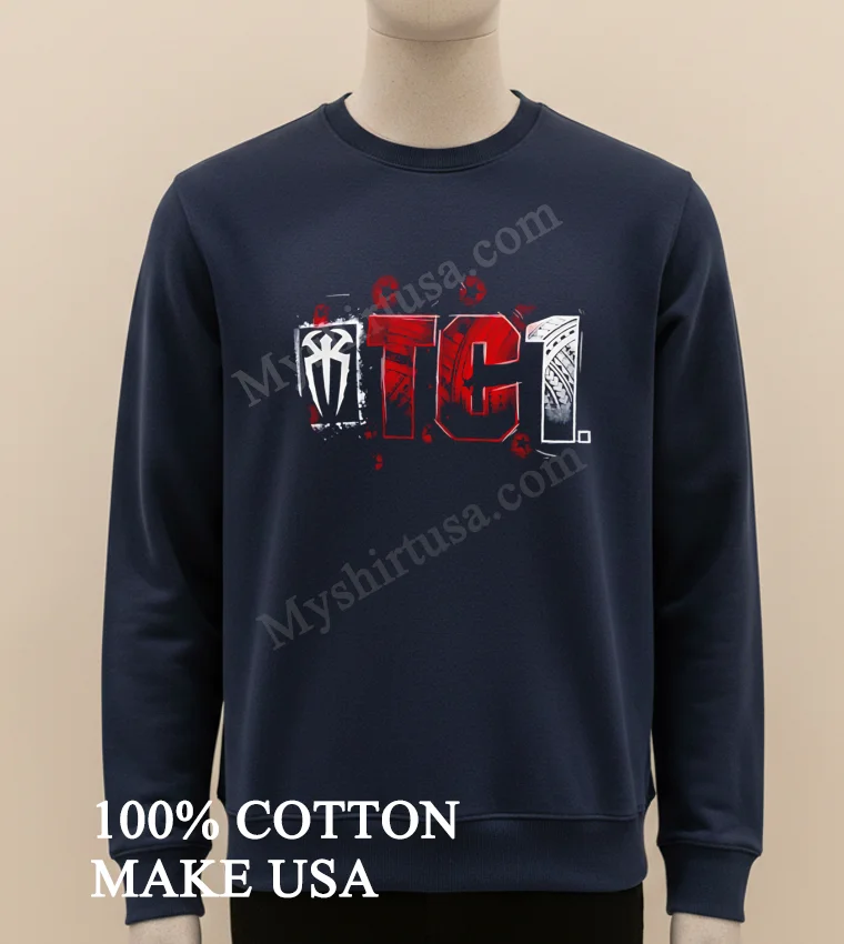 Roman Reigns Logo Tci Number One Tribal Design Shirt Long Sleve Shirt