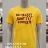 Romanes Eunt Ite Domum Red Paint Shirt Yellow T Shirt