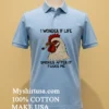 Rooster I Wonder If Life Smokes After It Fucks Me Shirt Blue Shirt
