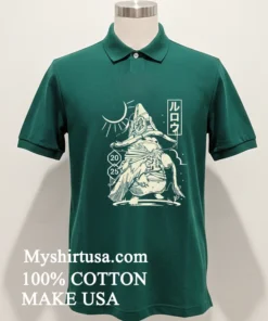 Rurouni Style Rabbit Samurai With Moon And Sun Graphic Shirt