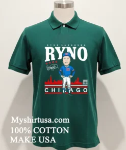 Ryne Sandberg Ryno Chicago Cubs Cartoon Shirt Green Shirt