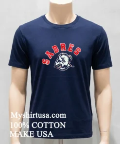 Sabres Logo Hockey Shirt Navy Shirt