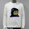 Sad Pepe The Frog Wearing Houston Texans Logo Shirt White T Shirt 3