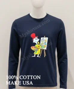 Sam I Am Red Hat Artist Palette Painting Easel funny america t-shirts