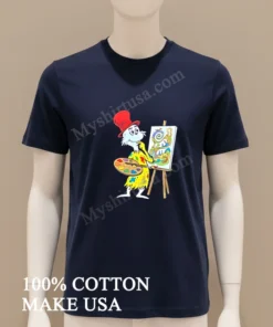 Sam I Am Red Hat Artist Palette Painting Easel funny america t-shirts