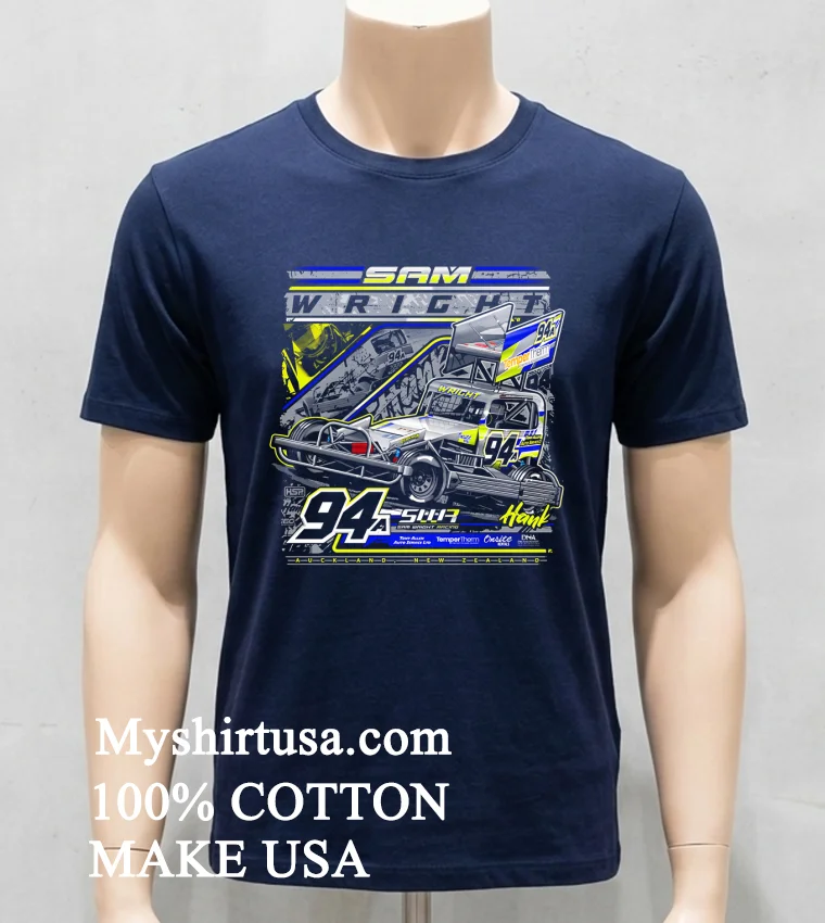 Sam Wright Racing 94 Hank Graphic Shirt Navy Shirt