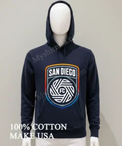San Diego Fc Official Logo Crest Soccer Team Sportswear Shirt