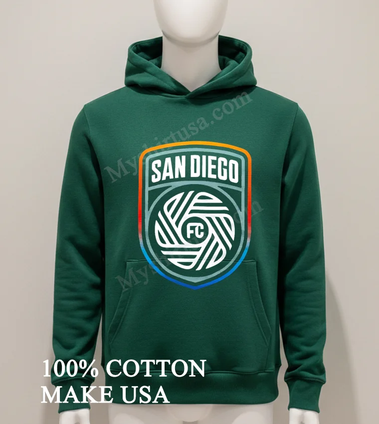 San Diego Fc Official Logo Crest Soccer Team Sportswear Shirt Hoodie Shirt 1