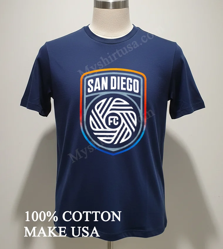 San Diego Fc Official Logo Crest Soccer Team Sportswear Shirt - navy-shirt San Diego Fc Official Logo Crest Soccer Team Sportswear Shirt Navy Shirt