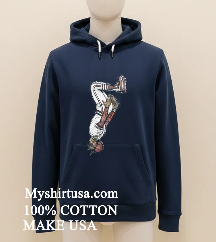 San Diego Padres Ozzie Smith Sketch Backflip Shirt - navy-shirt San Diego Padres Ozzie Smith Sketch Backflip Shirt Navy Shirt 1