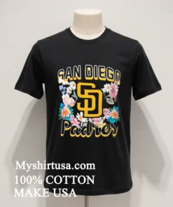 San Diego Padres Women S Flowers Shirt