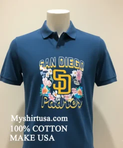 San Diego Padres Women S Flowers Shirt