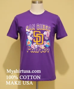 San Diego Padres Women S Flowers Shirt