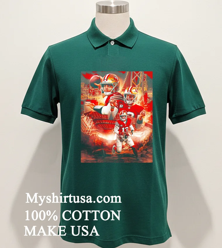 San Francisco 49ers Brock Purdy Stranger 13 Things Poster Shirt Green Shirt