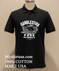 San Francisco 49Ers Football Candle Sitck 1960 Park San Francisco Ca Shirt