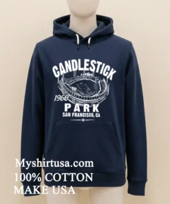 San Francisco 49ers Football Candle Sitck 1960 Park San Francisco Ca Shirt Navy Shirt 1