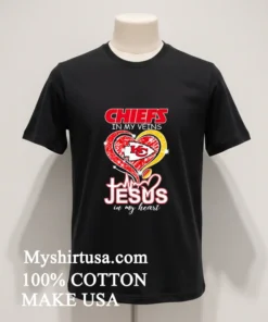 San Francisco 49Ers In My Veins Jesus In My Heart Shirt