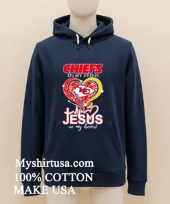 San Francisco 49Ers In My Veins Jesus In My Heart Shirt