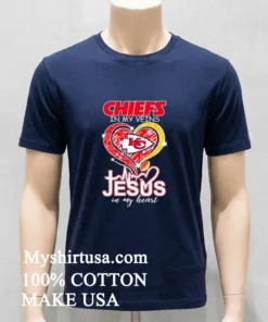 San Francisco 49Ers In My Veins Jesus In My Heart Shirt