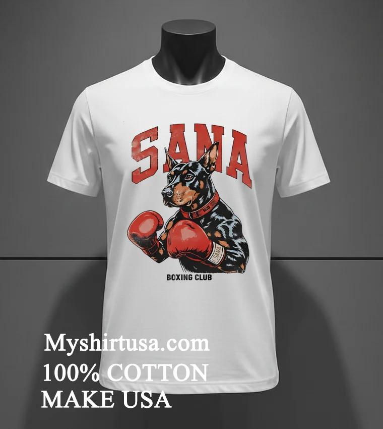 Sana Dog Boxing Club Shirt White T Shirt 2