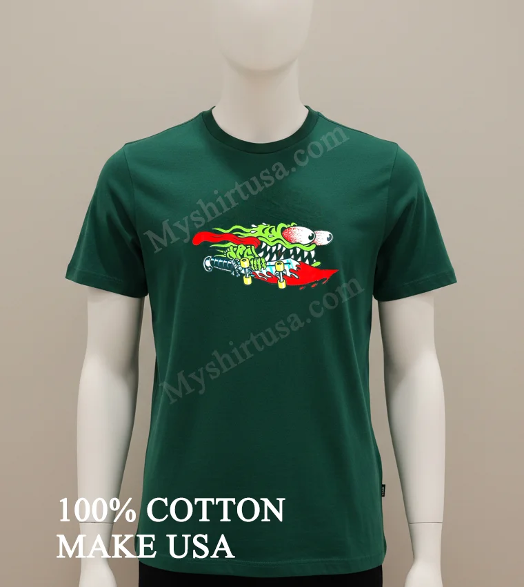 Santa Cruz funny america t-shirts - green-shirt Santa Cruz Shirt Green Shirt