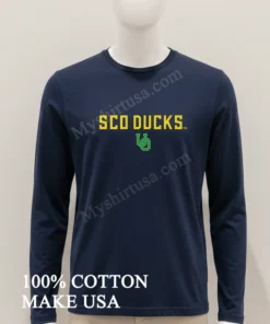 Sco Ducks Uo Green And Yellow Logo funny america t-shirts