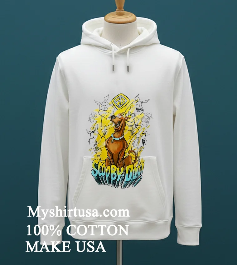 Scooby Doo Kick Off Scoobtober Vintage Shirt - white-t-shirt Scooby Doo Kick Off Scoobtober Vintage Shirt White T Shirt 1